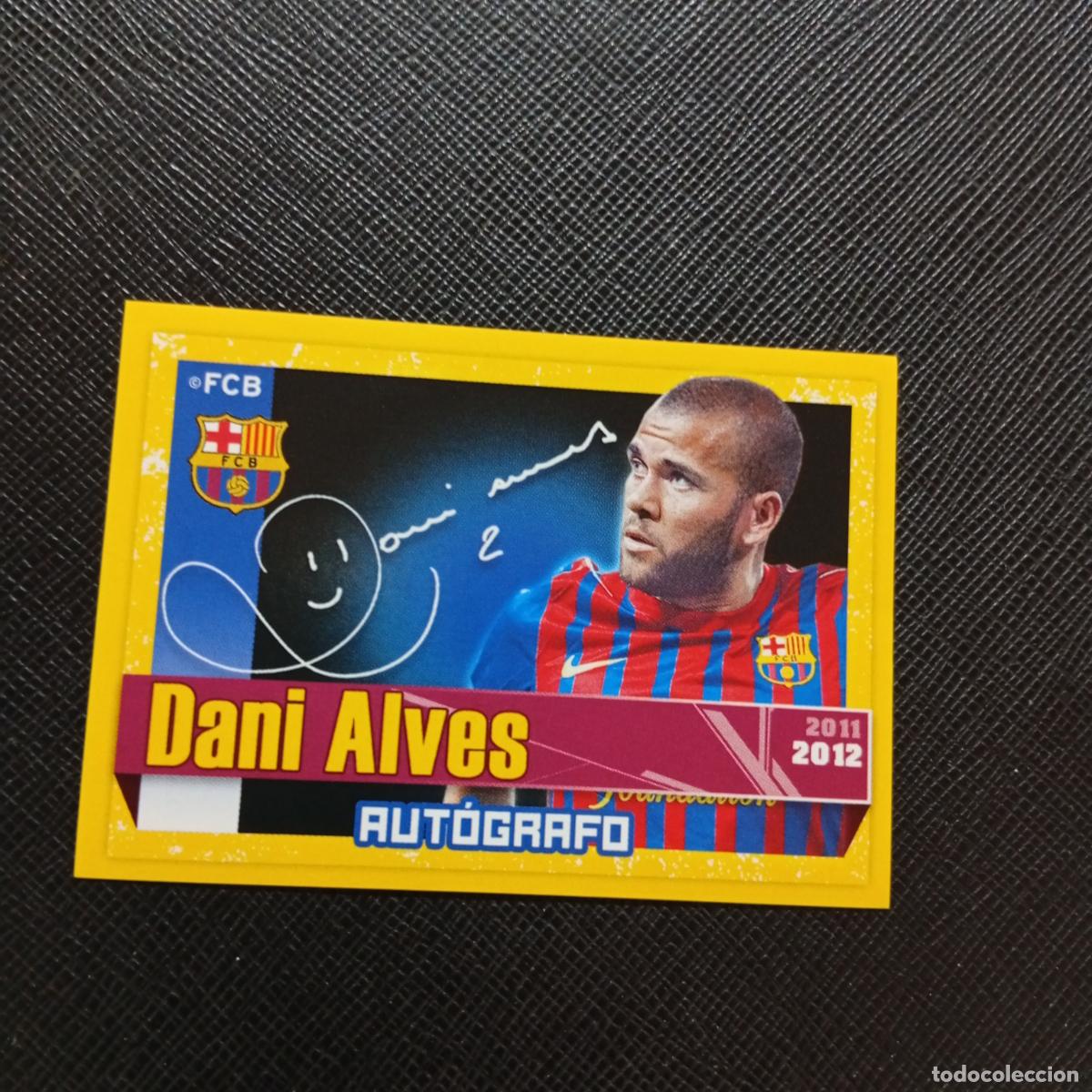 Cromos de f&uacute;tbol: 37 DANI ALVES BARCELONA PANINI COLECCION OFICIAL 2011 2012 CROMO 11 12 - SIN PEGAR - A155 PG3