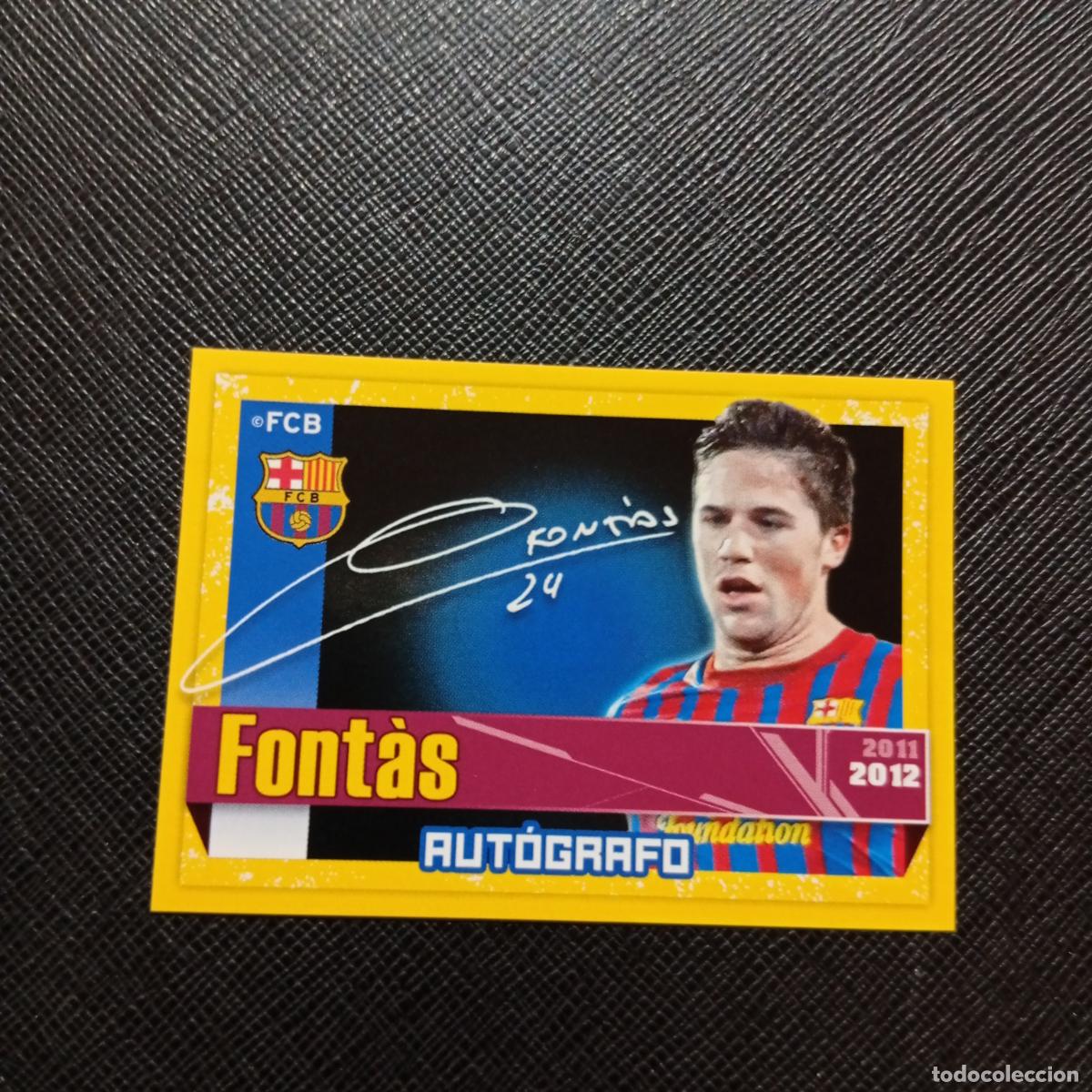 Cartes &agrave; collectionner de Football: 55 FONTAS BARCELONA PANINI COLECCION OFICIAL 2011 2012 CROMO 11 12 - SIN PEGAR - A155 PG3