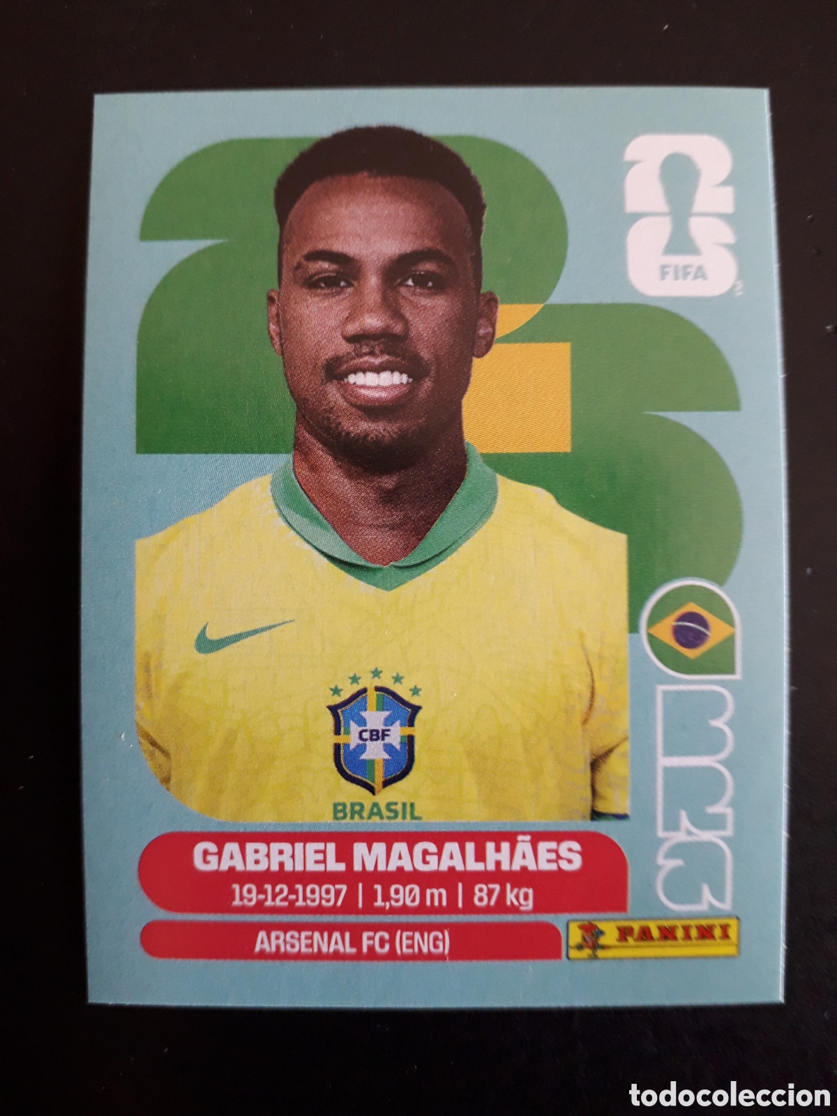 Cartes &agrave; collectionner de Football: GABRIEL MAGALH&Atilde;ES BRASIL BRA 6 MUNDIAL F&Uacute;TBOL 2026 FIFA WORLD CUP PANINI SIN PEGAR PEDIDO M&Iacute;NIMO 3&euro;.