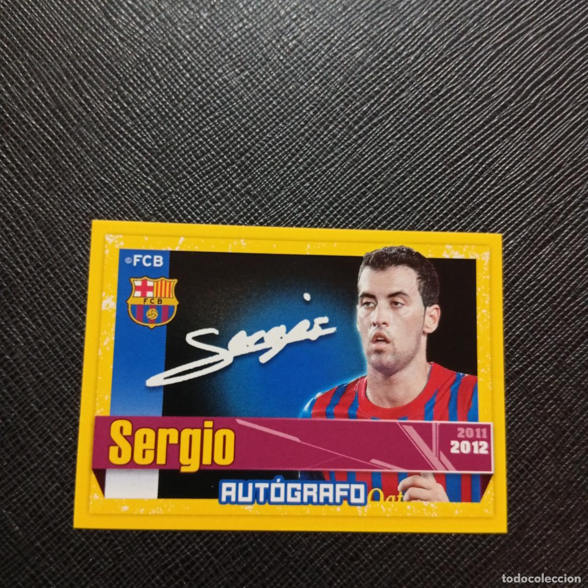 Cartes &agrave; collectionner de Football: 79 SERGIO BUSQUETS BARCELONA PANINI COLECCION OFICIAL 2011 2012 CROMO 11 12 - SIN PEGAR - A155 PG3