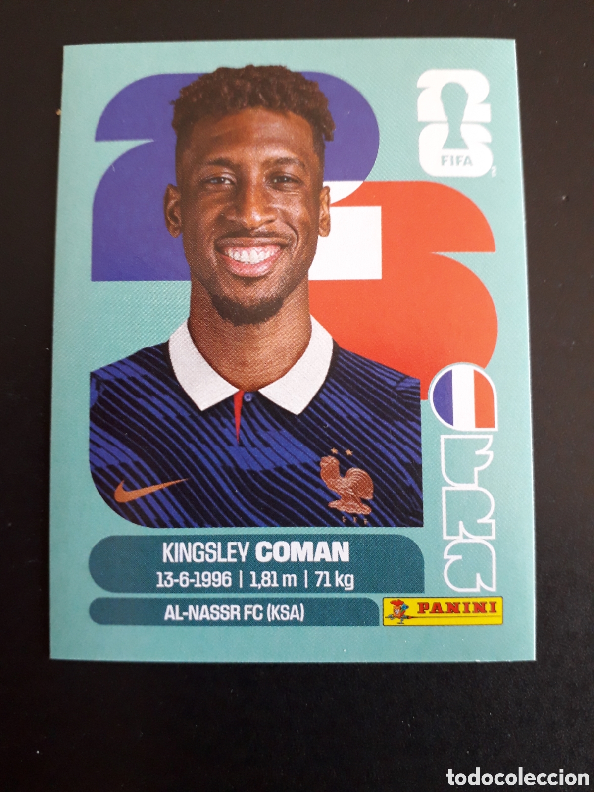 Figurine di Calcio: COMAN FRANCIA FRA 18 MUNDIAL F&Uacute;TBOL 2026 FIFA WORLD CUP PANINI SIN PEGAR PEDIDO M&Iacute;NIMO 3&euro;