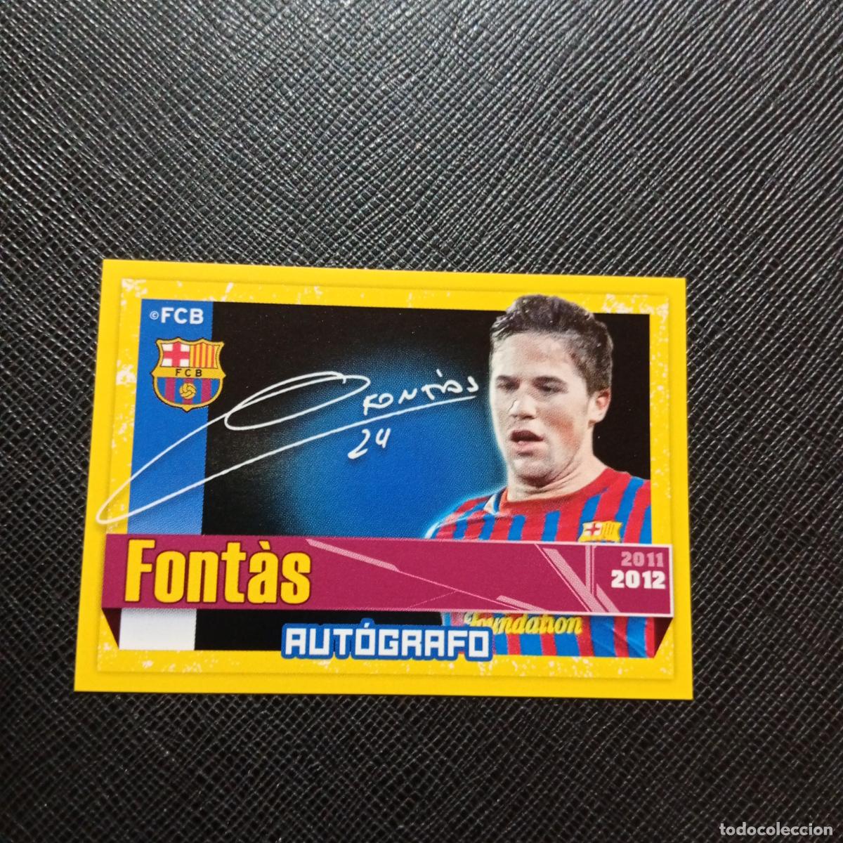 Figurine di Calcio: 55 FONTAS BARCELONA PANINI COLECCION OFICIAL 2011 2012 CROMO 11 12 - SIN PEGAR - A155 PG4