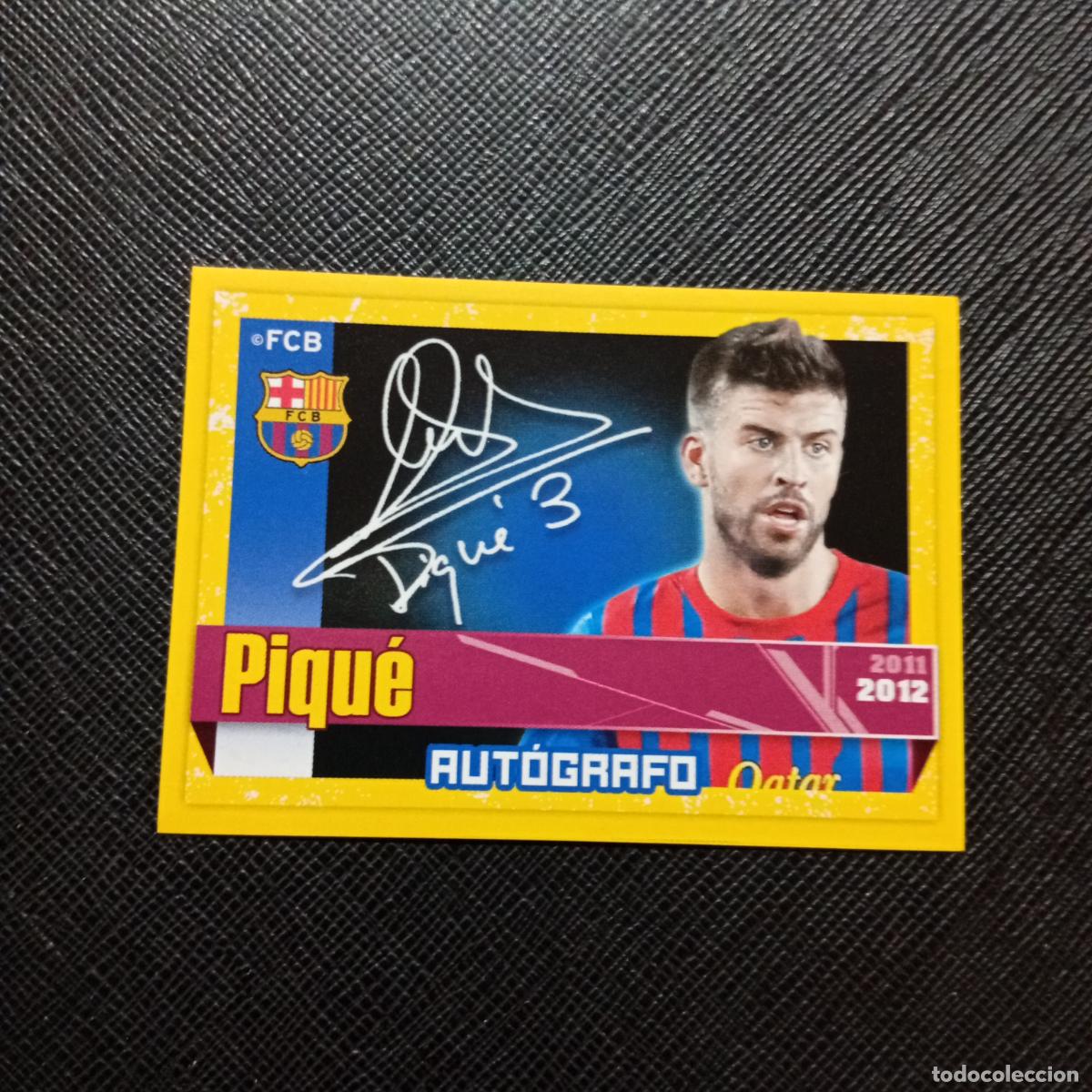 Fu&szlig;ball-Sticker: 43 PIQUE BARCELONA PANINI COLECCION OFICIAL 2011 2012 CROMO 11 12 - SIN PEGAR - A155 PG4