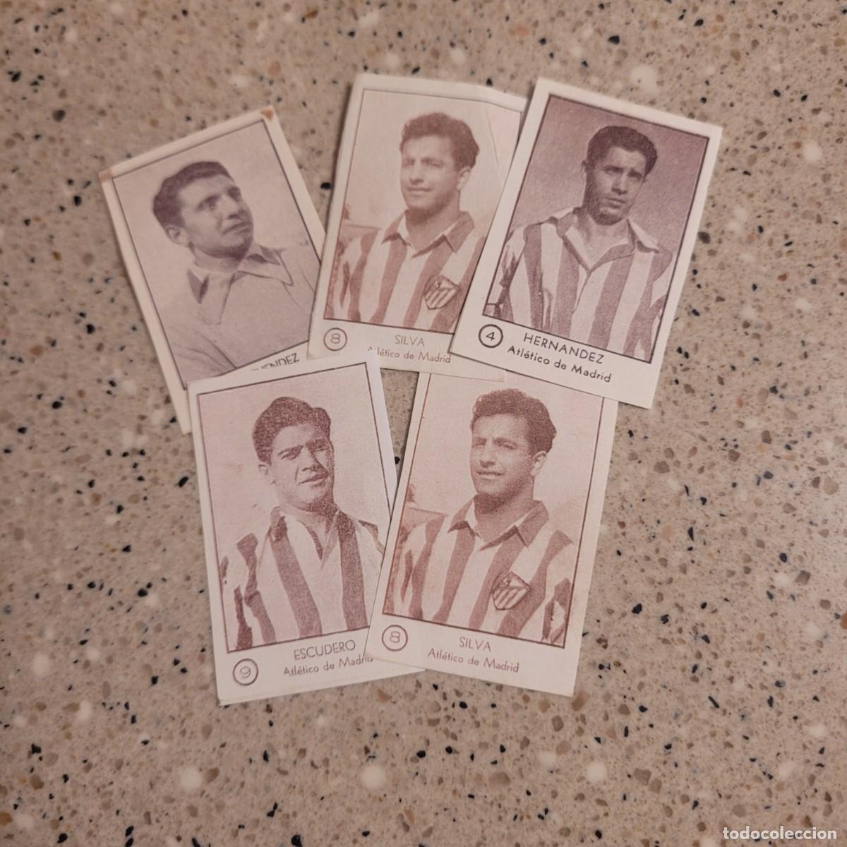 Football Stickers: LOTE 4 CROMOS DEL ATLETICO MADRID ARGA 1953. LEER COMENTRIOS