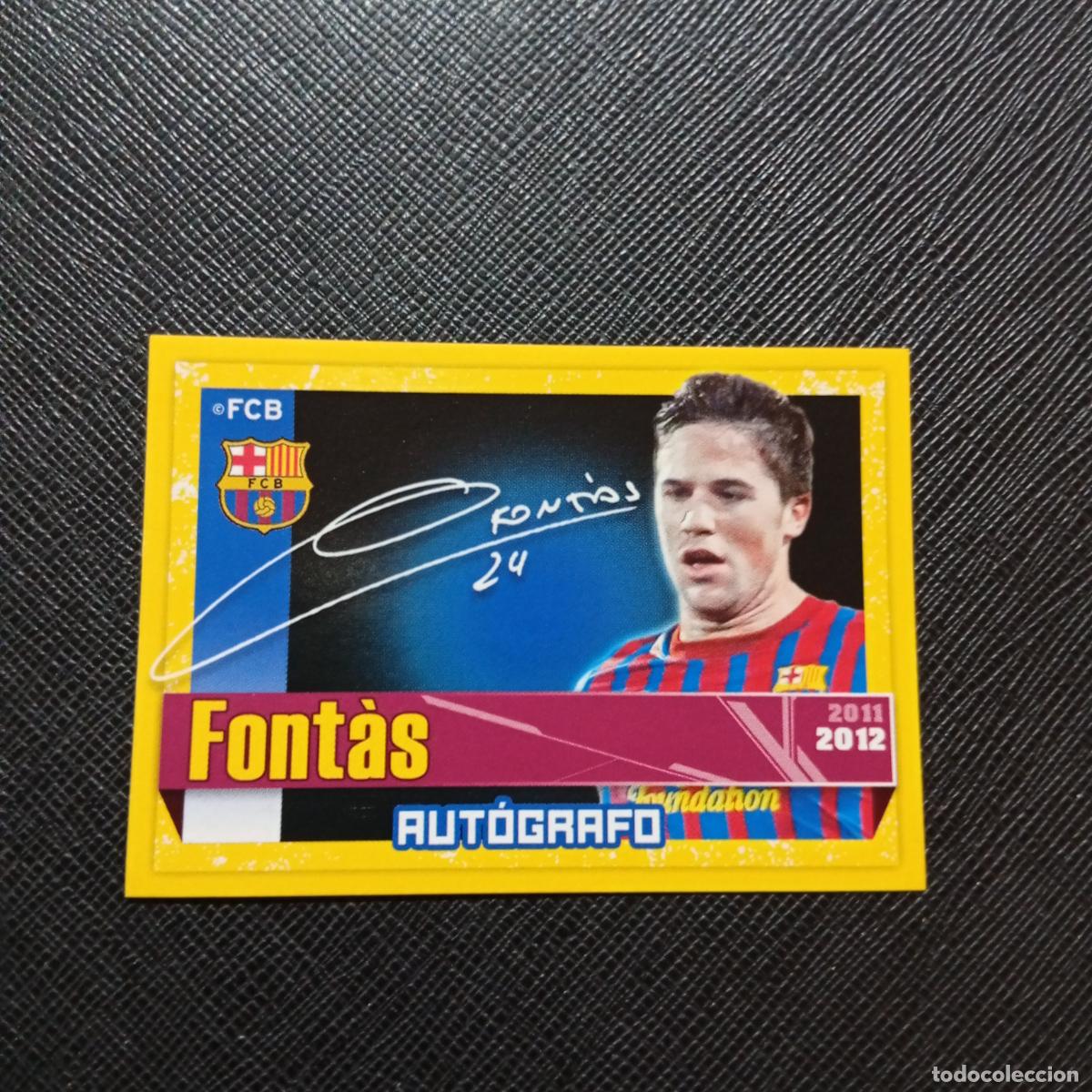 Fu&szlig;ball-Sticker: 55 FONTAS BARCELONA PANINI COLECCION OFICIAL 2011 2012 CROMO 11 12 - SIN PEGAR - A155 PG5