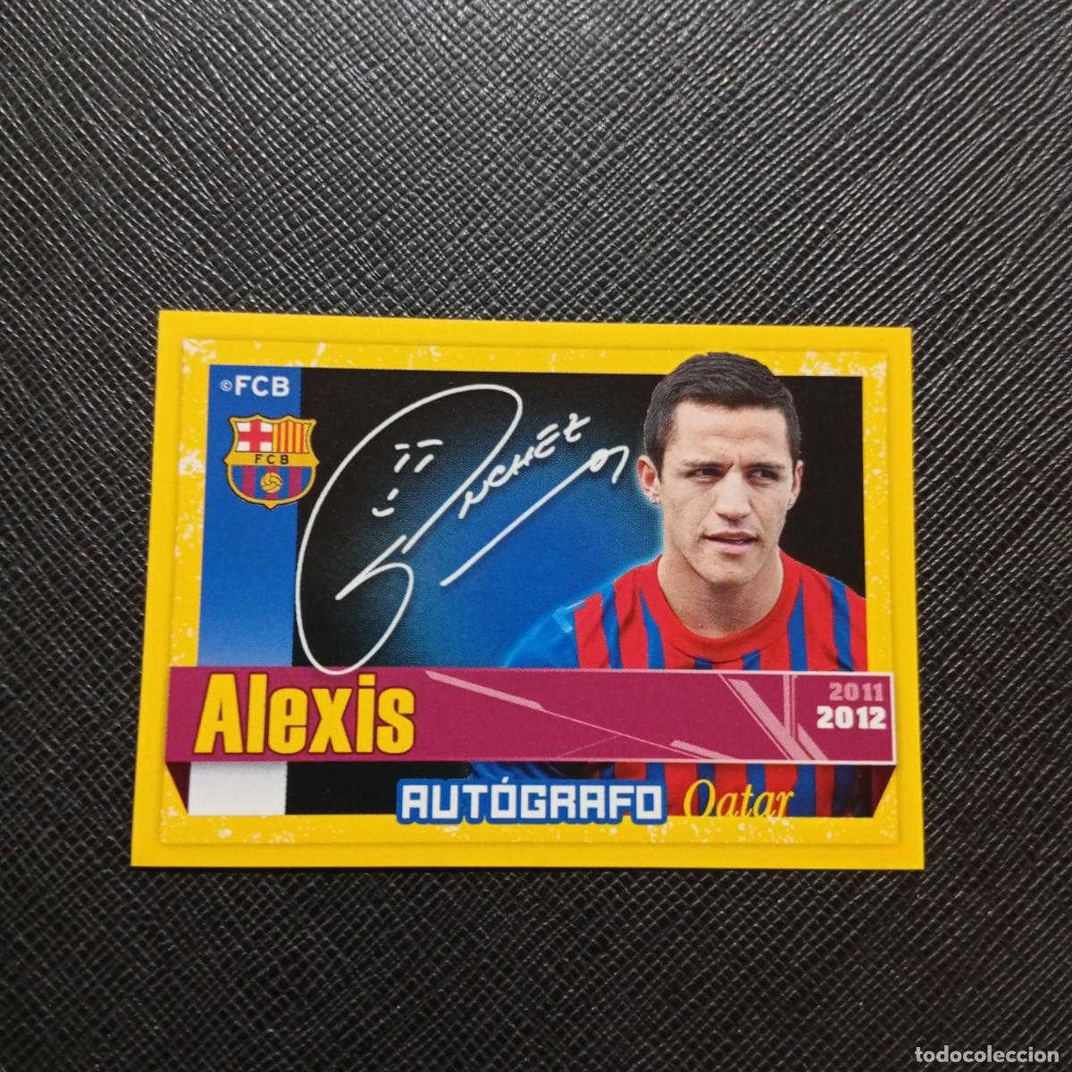 Cromos de f&uacute;tbol: 134 ALEXIS SANCHEZ BARCELONA PANINI COLECCION OFICIAL 2011 2012 CROMO 11 12 - SIN PEGAR - A155 PG5