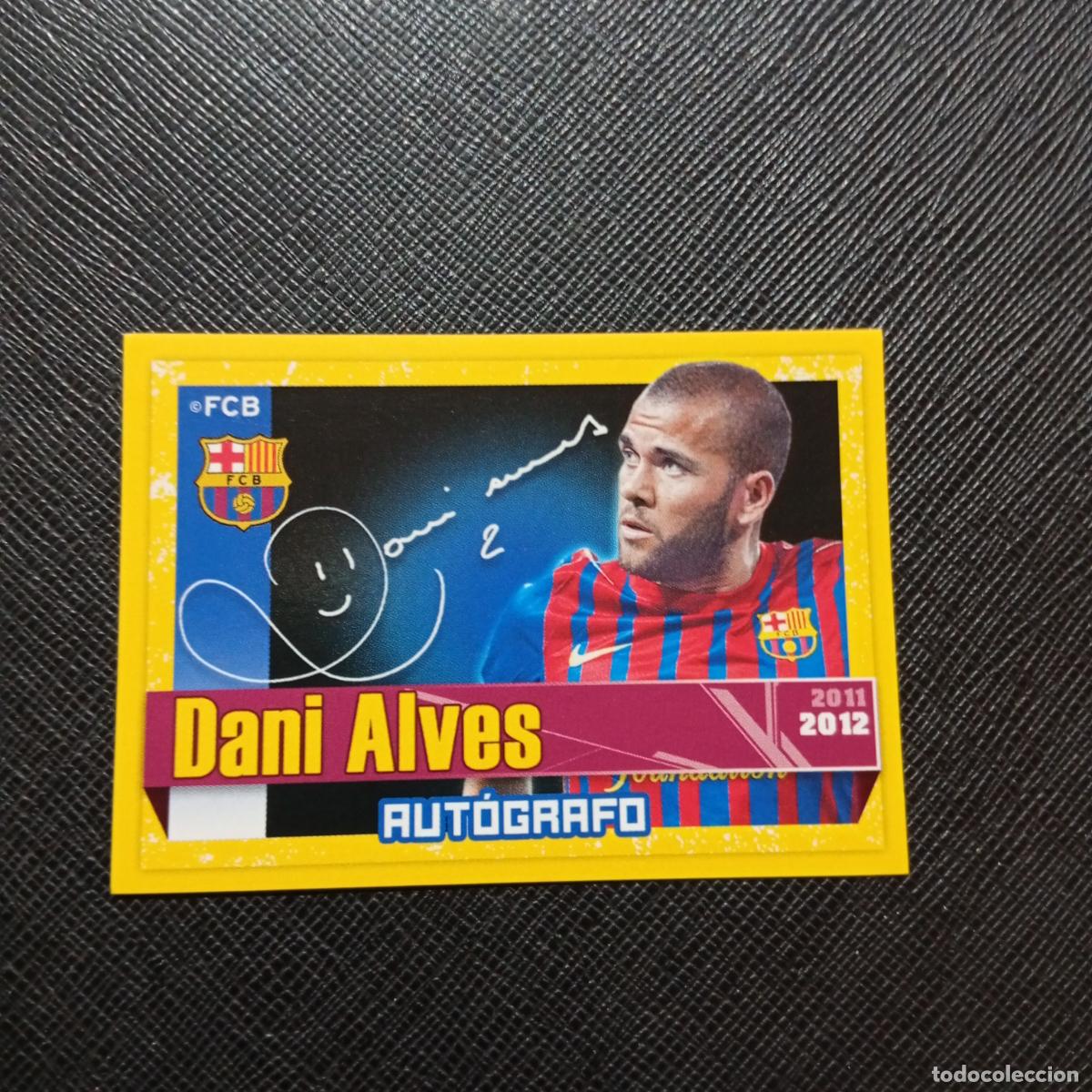 Cromos de f&uacute;tbol: 37 DANI ALVES BARCELONA PANINI COLECCION OFICIAL 2011 2012 CROMO 11 12 - SIN PEGAR - A155 PG5