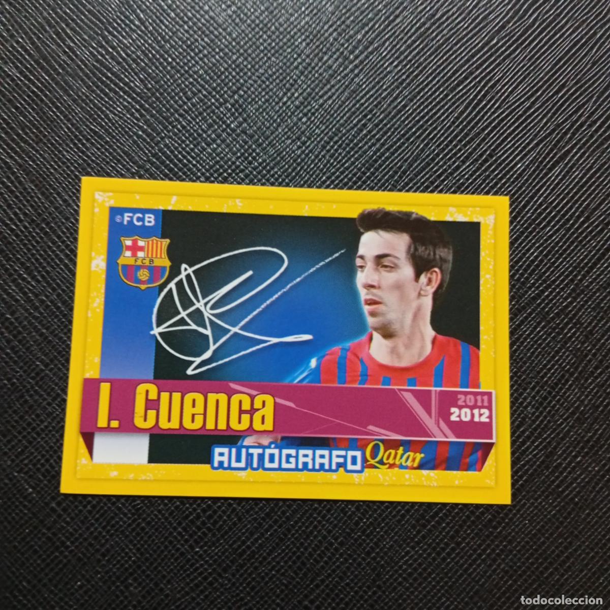 Cromos de f&uacute;tbol: 170 CUENCA BARCELONA PANINI COLECCION OFICIAL 2011 2012 CROMO 11 12 - SIN PEGAR - A155 PG5