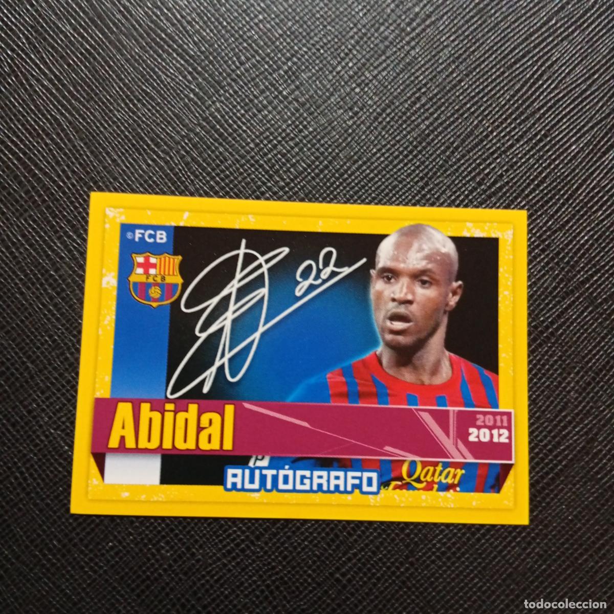 Cromos de f&uacute;tbol: 61 ABIDAL BARCELONA PANINI COLECCION OFICIAL 2011 2012 CROMO 11 12 - SIN PEGAR - A155 PG5
