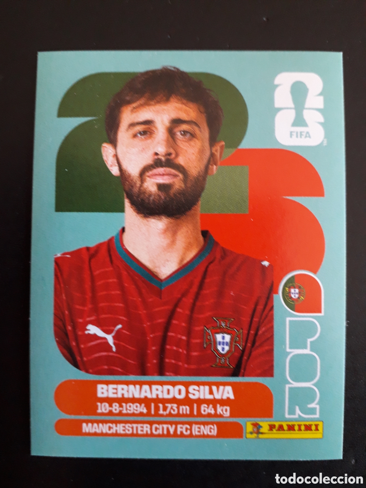 Cromos de f&uacute;tbol: BERNARDO SILVA PORTUGAL POR 9 MUNDIAL F&Uacute;TBOL 2026 FIFA WORLD CUP PANINI SIN PEGAR PEDIDO M&Iacute;NIMO 3&euro;.