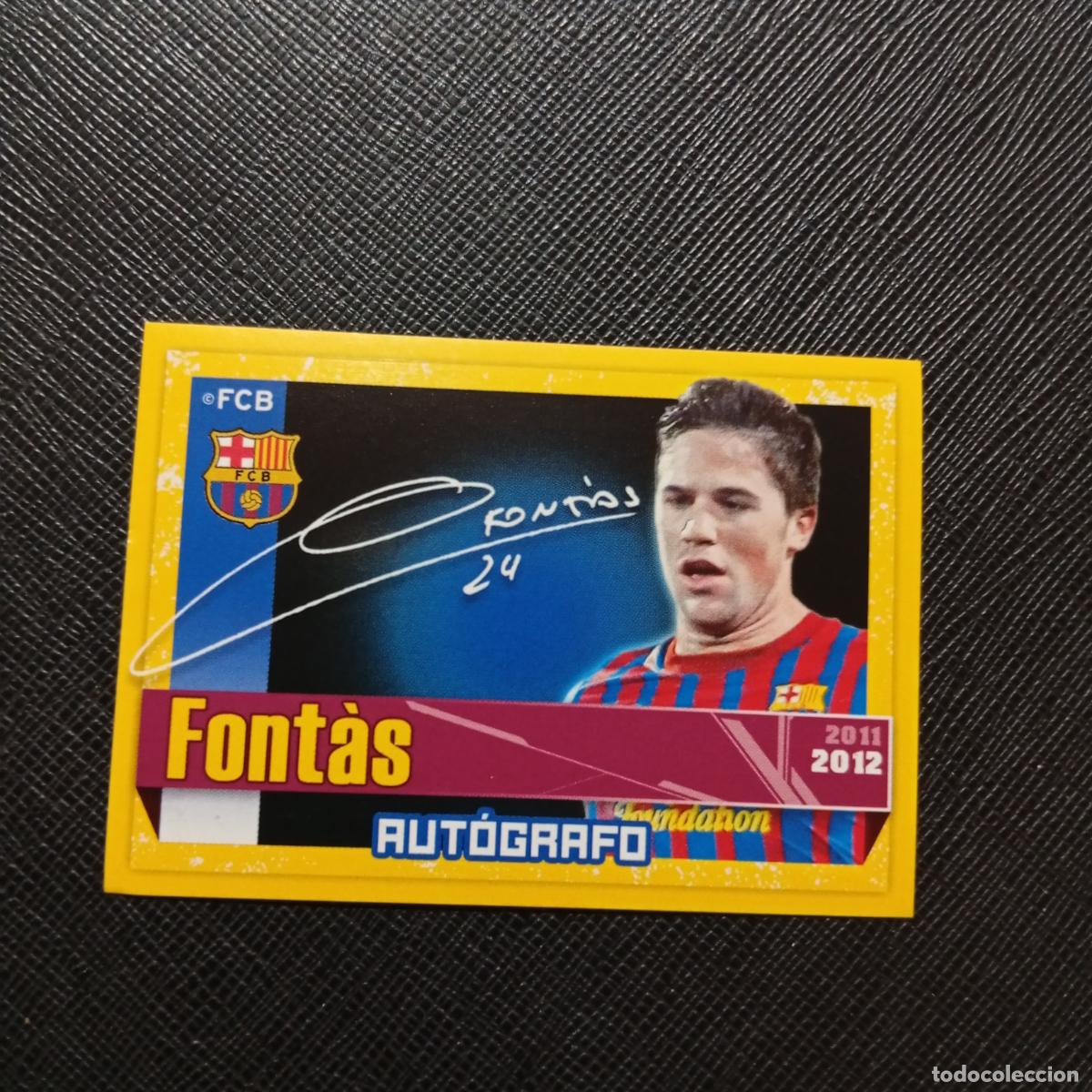 Fu&szlig;ball-Sticker: 55 FONTAS BARCELONA PANINI COLECCION OFICIAL 2011 2012 CROMO 11 12 - SIN PEGAR - A155 PG5
