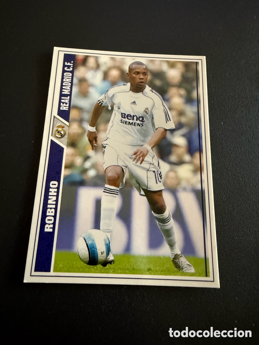 Cromos de Futebol: MUNDICROMO 2007-08. n 22 ROBINHO