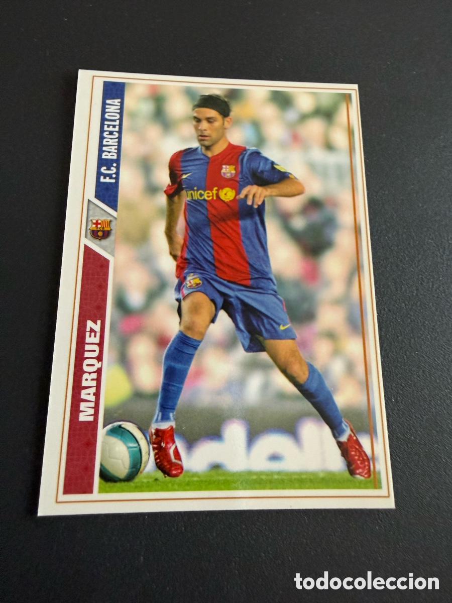Fu&szlig;ball-Sticker: MUNDICROMO 2007-08. n 40. M&Aacute;RQUEZ