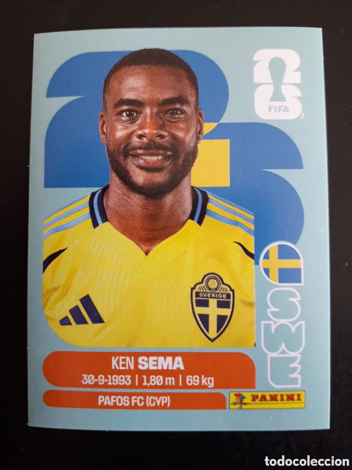 Fu&szlig;ball-Sticker: SEMA SUECIA SWE 15 MUNDIAL F&Uacute;TBOL 2026 FIFA WORLD CUP PANINI SIN PEGAR PEDIDO M&Iacute;NIMO 3&euro;.