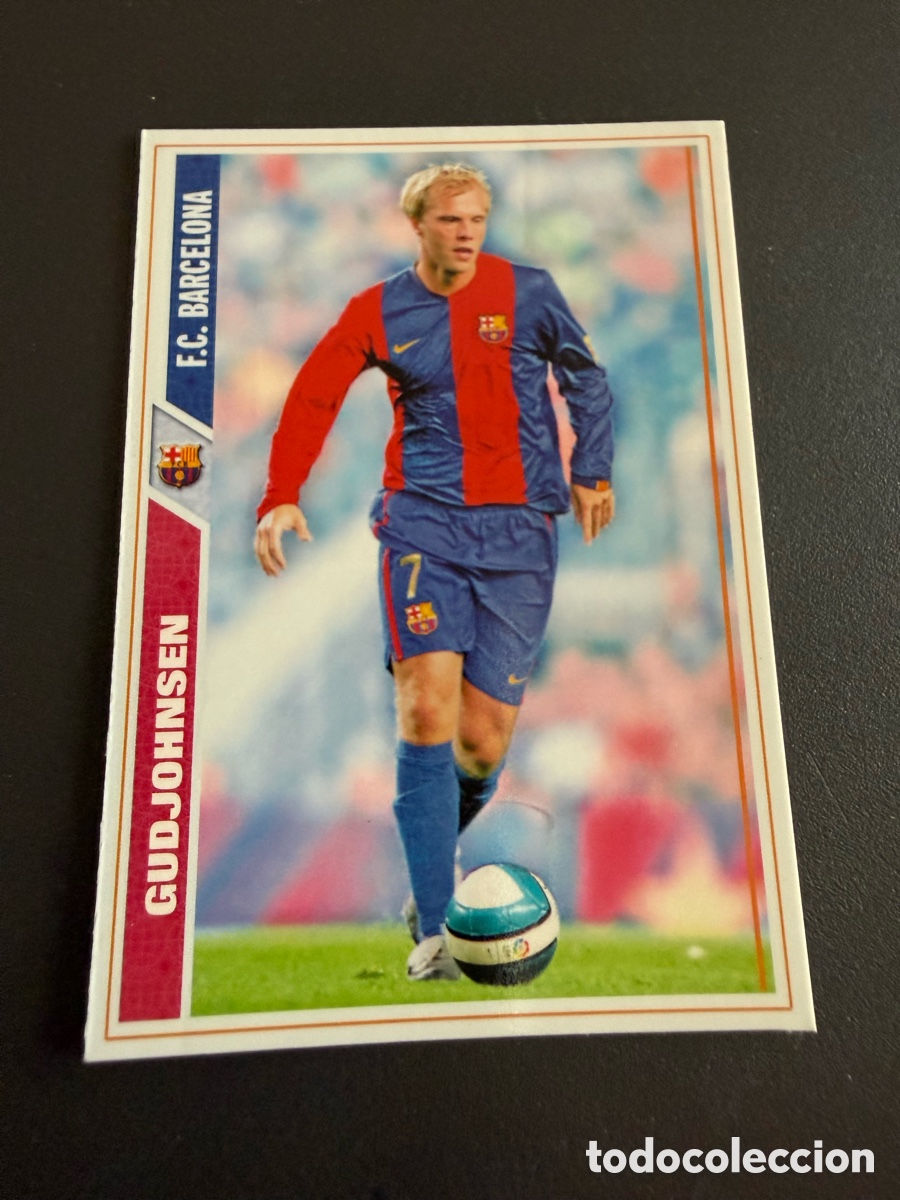 Fu&szlig;ball-Sticker: MUNDICROMO 2007-08. n 49. GUDJOHNSEN