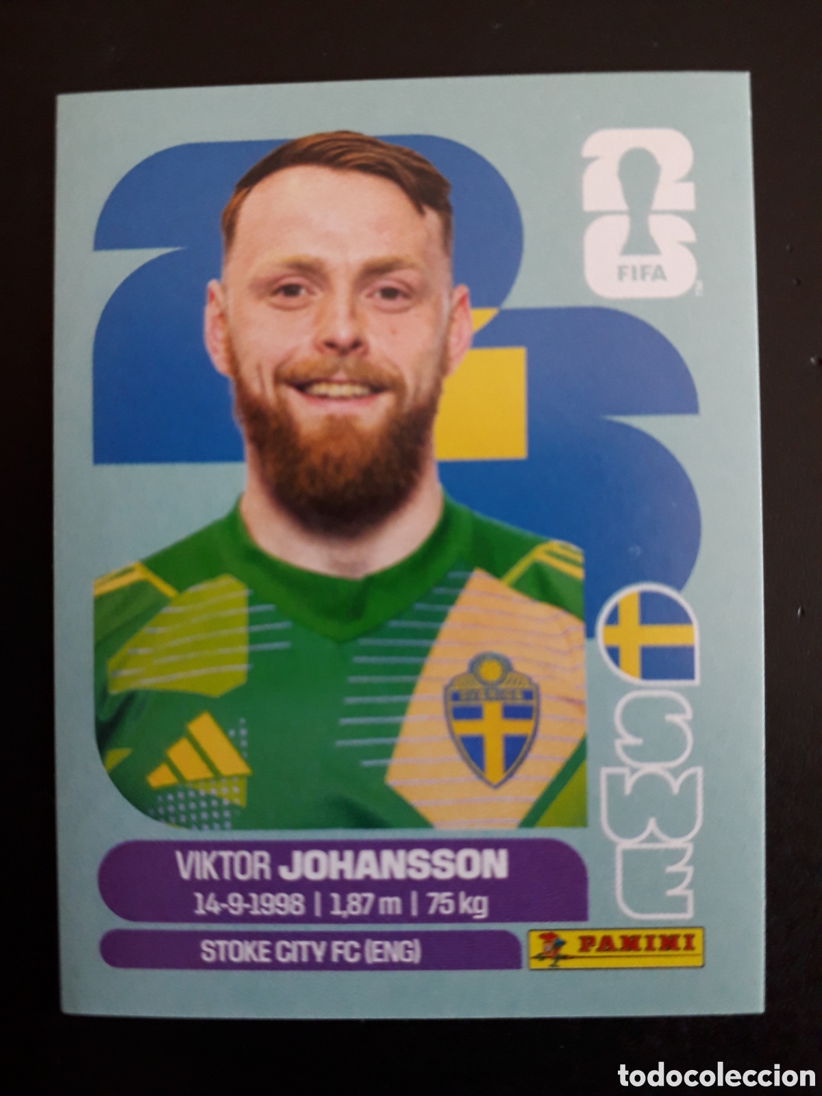 Fu&szlig;ball-Sticker: JOHANSSON SUECIA SWE 2 MUNDIAL F&Uacute;TBOL 2026 FIFA WORLD CUP PANINI SIN PEGAR PEDIDO M&Iacute;NIMO 3&euro;