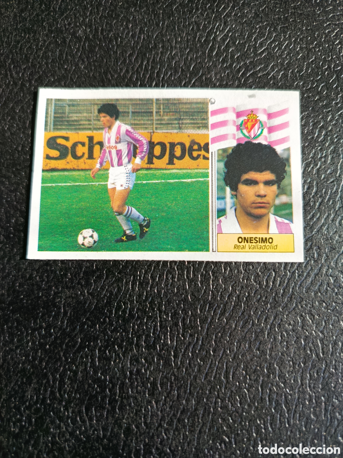 Fu&szlig;ball-Sticker: LIGA ESTE 1986 1987 86 87 EDICIONES ESTE COLOCA ONESIMO VALLADOLID DESPEGADO