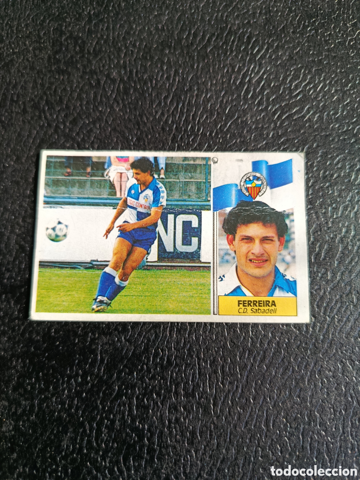 Fu&szlig;ball-Sticker: FERREIRA SABADELL COLOCA LIGA ESTE 1986/87 86 87 DESPEGADO