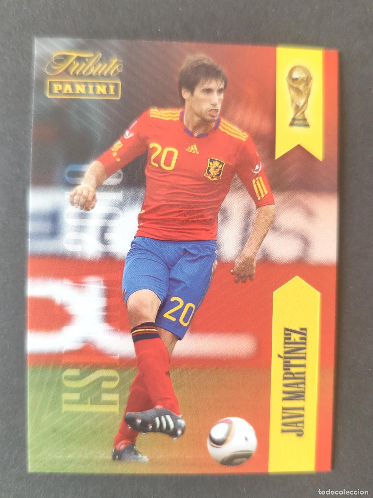 Cromos de f&uacute;tbol: 20 JAVI MART&Iacute;NEZ SUD&Aacute;FRICA 2010 TRIBUTO SELECCI&Oacute;N ESPA&Ntilde;OLA 2010-2026 &iexcl;VAMOS CAMPEONES!