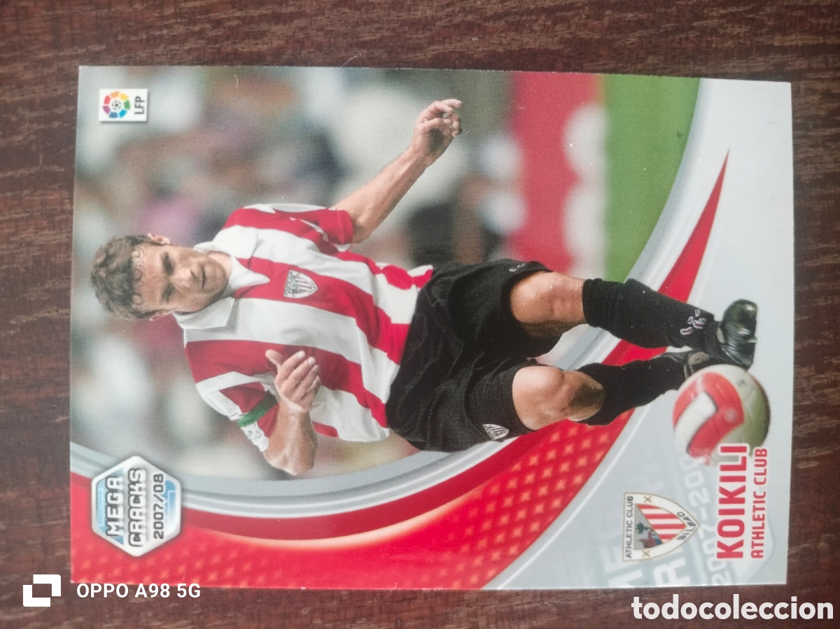 Cromos de f&uacute;tbol: Cromo 22 bis Nueva ficha Koikili Athletic de Bilbao Megacracks Panini liga temporada 07 08 2007 2008