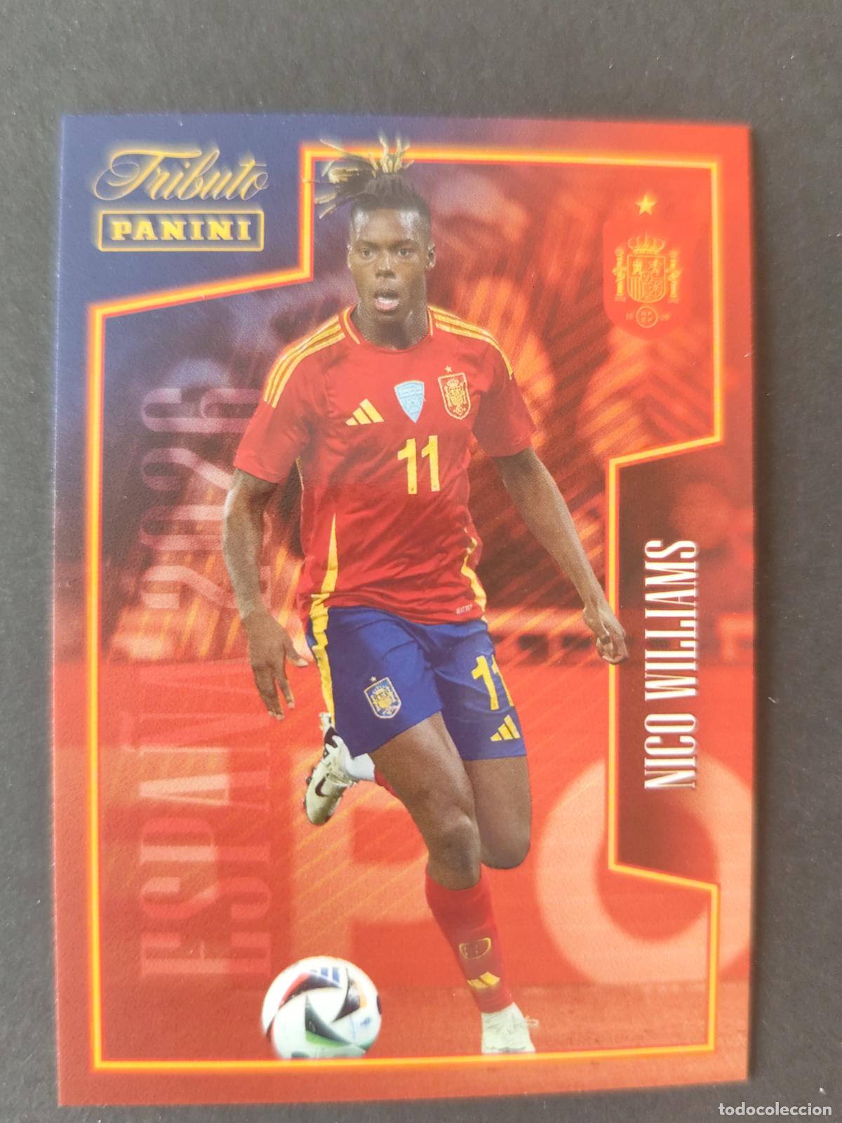 Cromos de f&uacute;tbol: 63 NICO WILLIAMS LA ROJA 2026 TRIBUTO SELECCI&Oacute;N ESPA&Ntilde;OLA 2010-2026 &iexcl;VAMOS CAMPEONES!