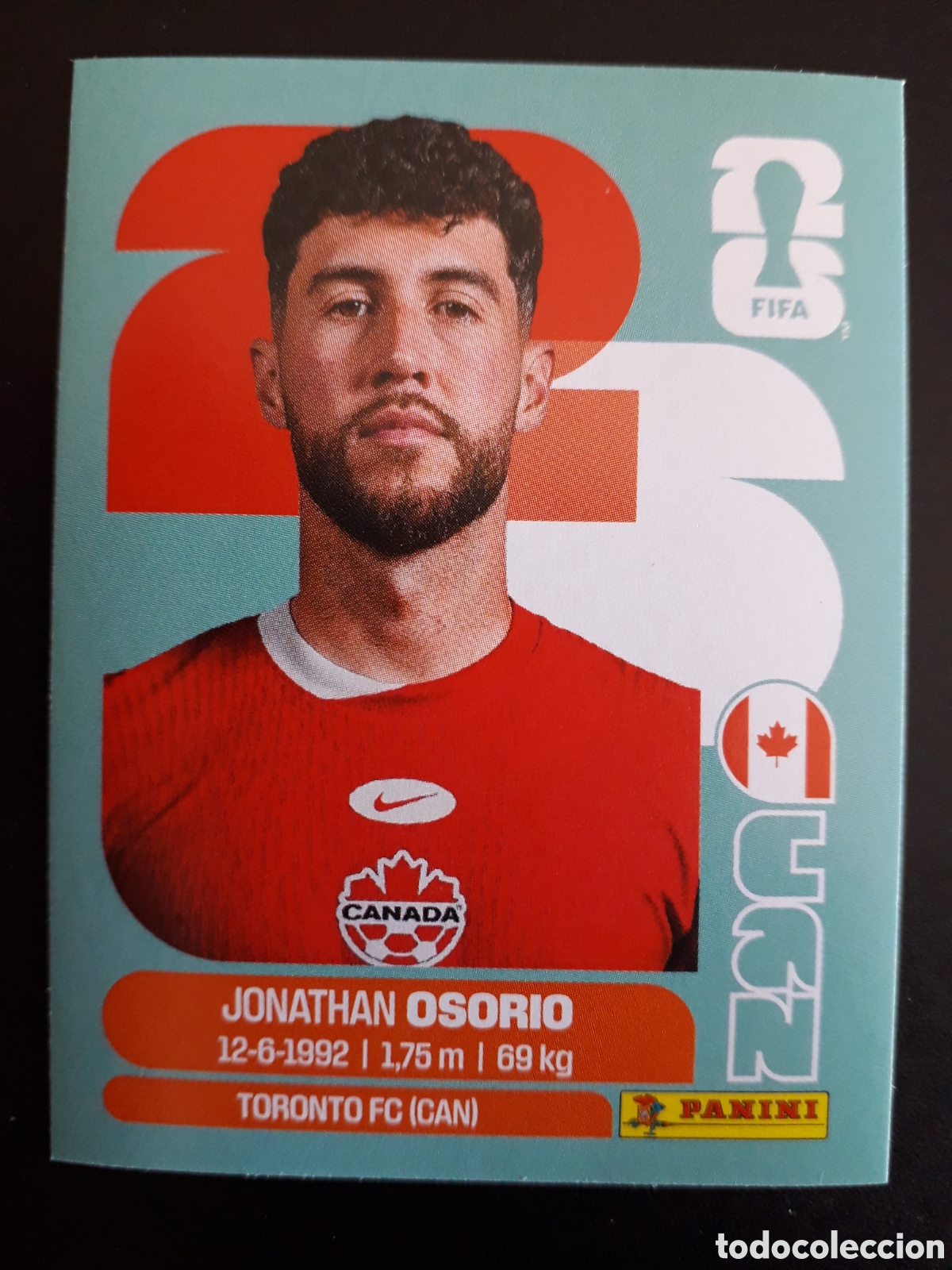 Cromos de f&uacute;tbol: OSORIO CANAD&Aacute; CAN 12 MUNDIAL F&Uacute;TBOL 2026 FIFA WORLD CUP PANINI SIN PEGAR PEDIDO M&Iacute;NIMO 3&euro;
