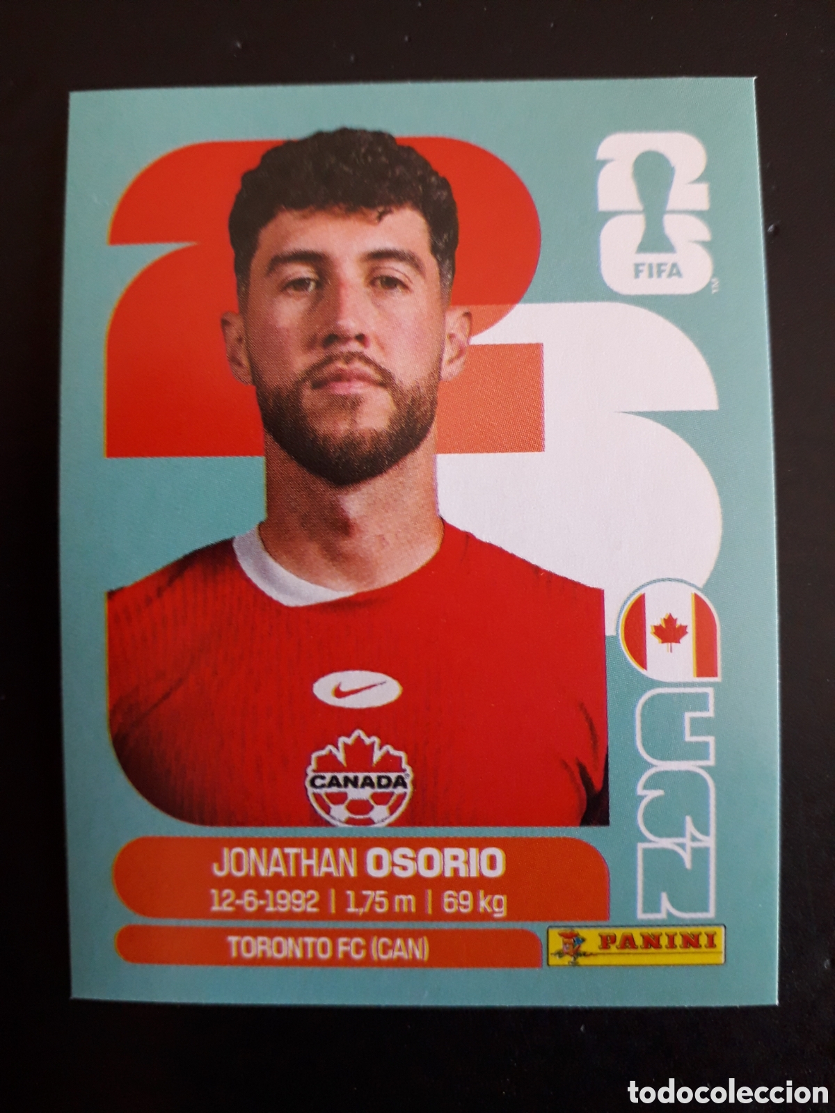 Cromos de f&uacute;tbol: OSORIO CANAD&Aacute; CAN 12 MUNDIAL F&Uacute;TBOL 2026 FIFA WORLD CUP PANINI SIN PEGAR PEDIDO M&Iacute;NIMO 3&euro;