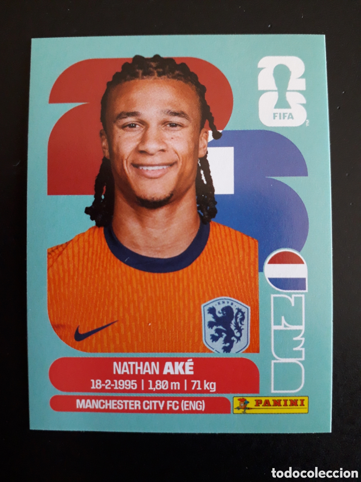 Figurine di Calcio: AK&Eacute; HOLANDA/PA&Iacute;SES BAJOS NED 7 MUNDIAL F&Uacute;TBOL 2026 FIFA WORLD CUP PANINI SIN PEGAR PEDIDO M&Iacute;NIMO 3&euro;.