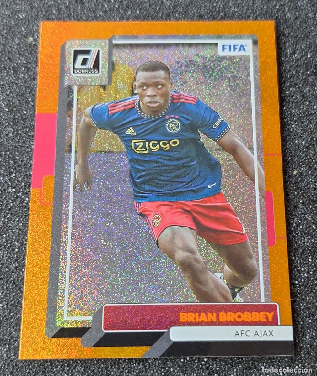 Cromos de f&uacute;tbol: Brian Brobbey Ajax Amsterdam Panini Donruss Soccer #137 Orange