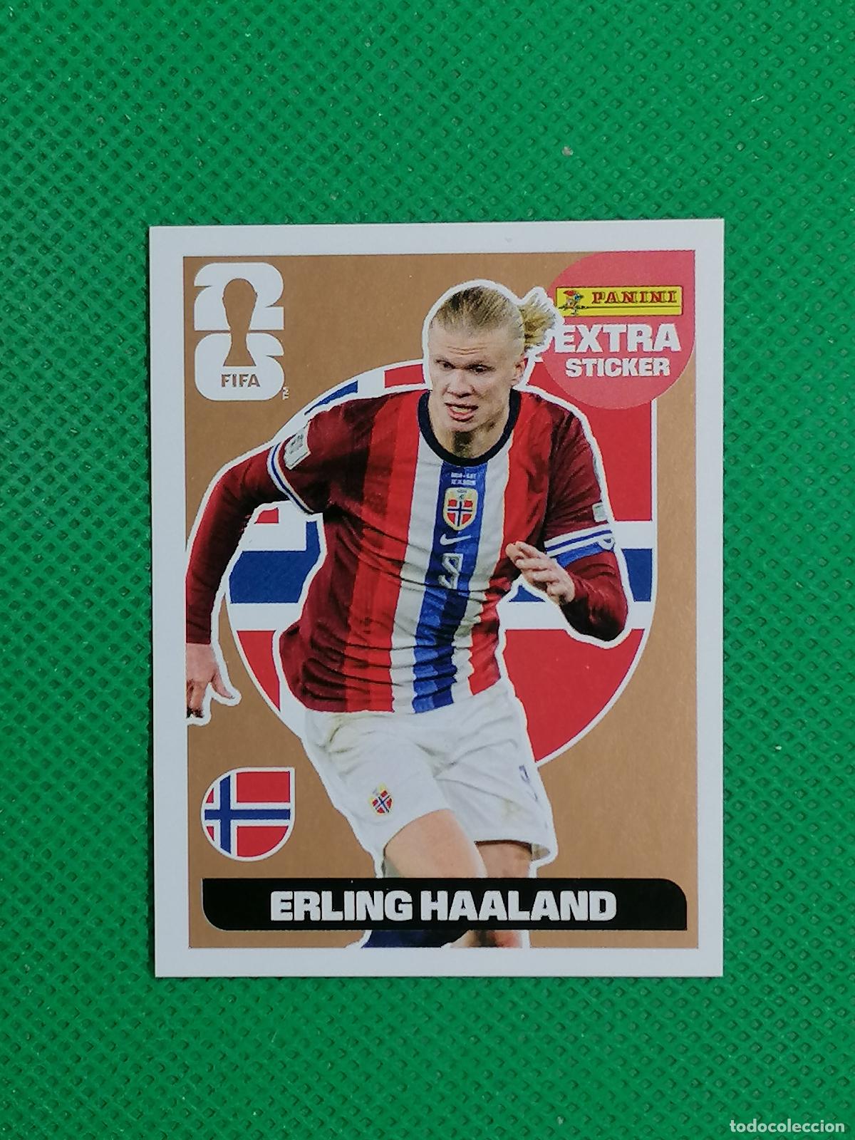 Cromos de f&uacute;tbol: ERLING HAALAND NORUEGA BRONCE EXTRA STICKER ⚽ PANINI FIFA MUNDIAL WORLD CUP 26 2026 STICKER ⚽