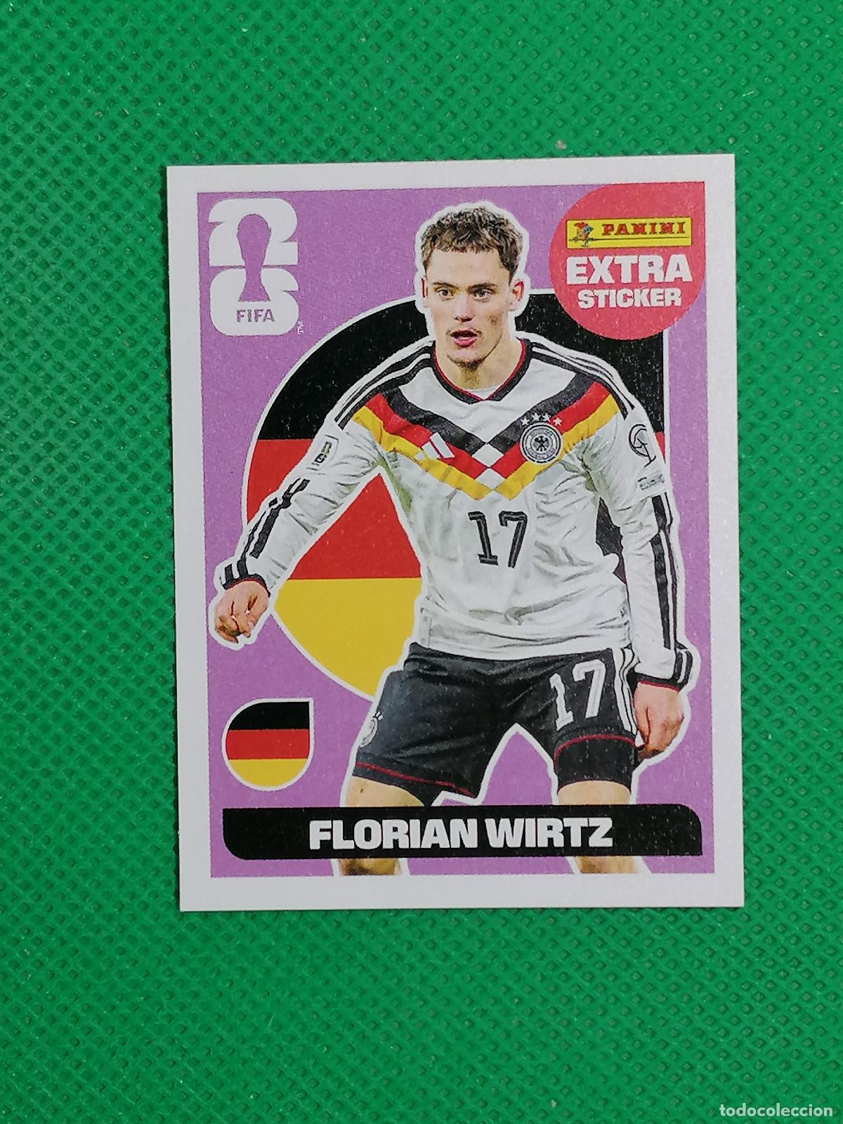 Cromos de f&uacute;tbol: FLORIAN WIRTZ ALEMANIA BASE MORADO EXTRA STICKER ⚽ PANINI FIFA MUNDIAL WORLD CUP 26 2026 STICKER ⚽