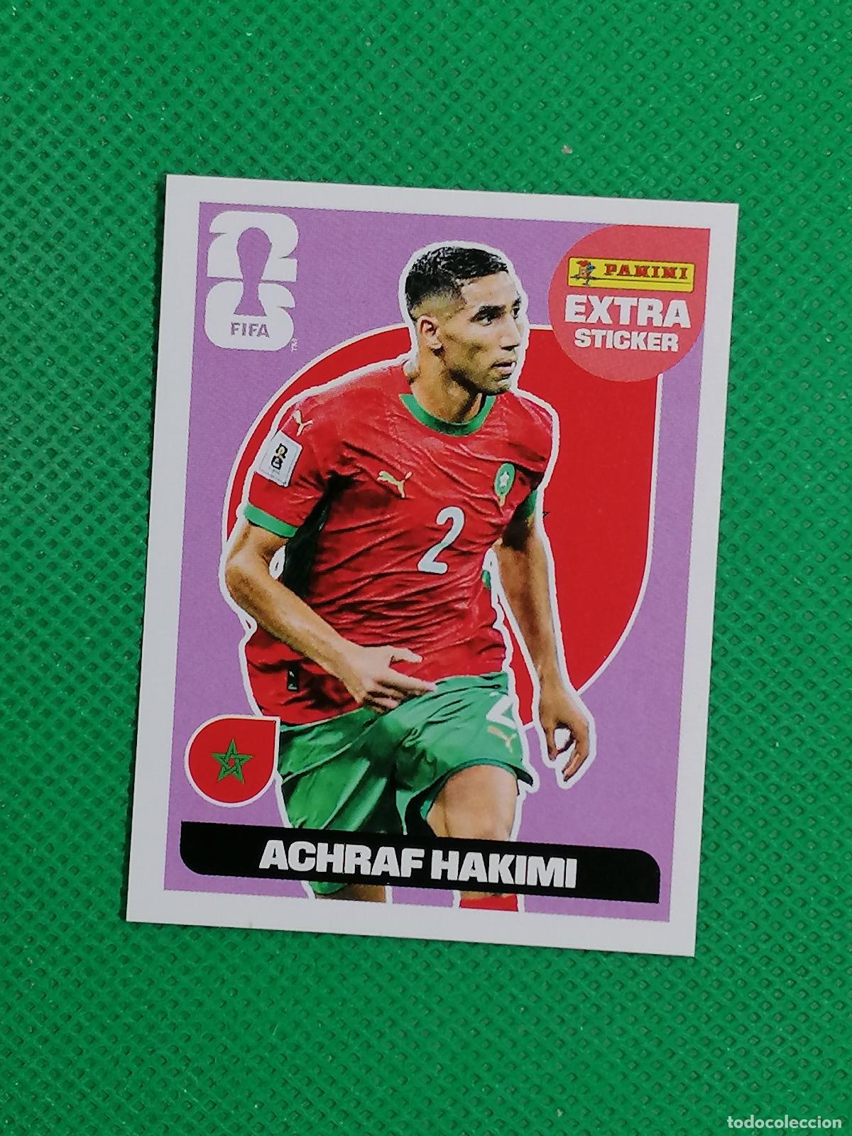 Cromos de f&uacute;tbol: ACHRAF HAKIMI MARRUECOS BASE MORADO EXTRA STICKER ⚽ PANINI FIFA MUNDIAL WORLD CUP 26 2026 STICKER ⚽