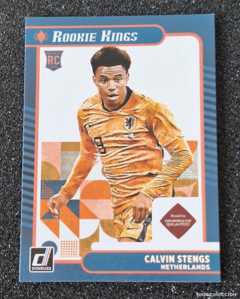 Cromos de f&uacute;tbol: Calvin Stengs Nederland Panini Donruss Soccer Rookie Kings RC