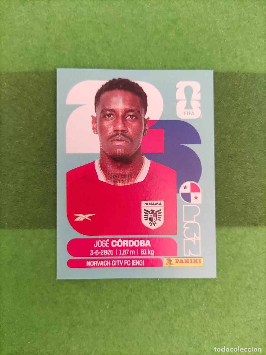 Cromos de f&uacute;tbol: C&oacute;rdoba Panam&aacute; PAN 8 Sticker Mundial 2026 FIFA World Cup / Sin pegar
