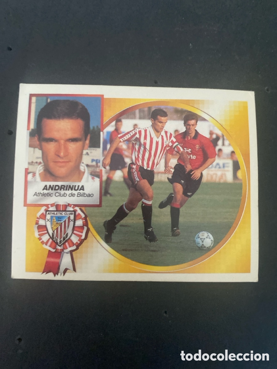 Fu&szlig;ball-Sticker: Cromo liga 94/95 Athletic C Bilbao nunca pegado