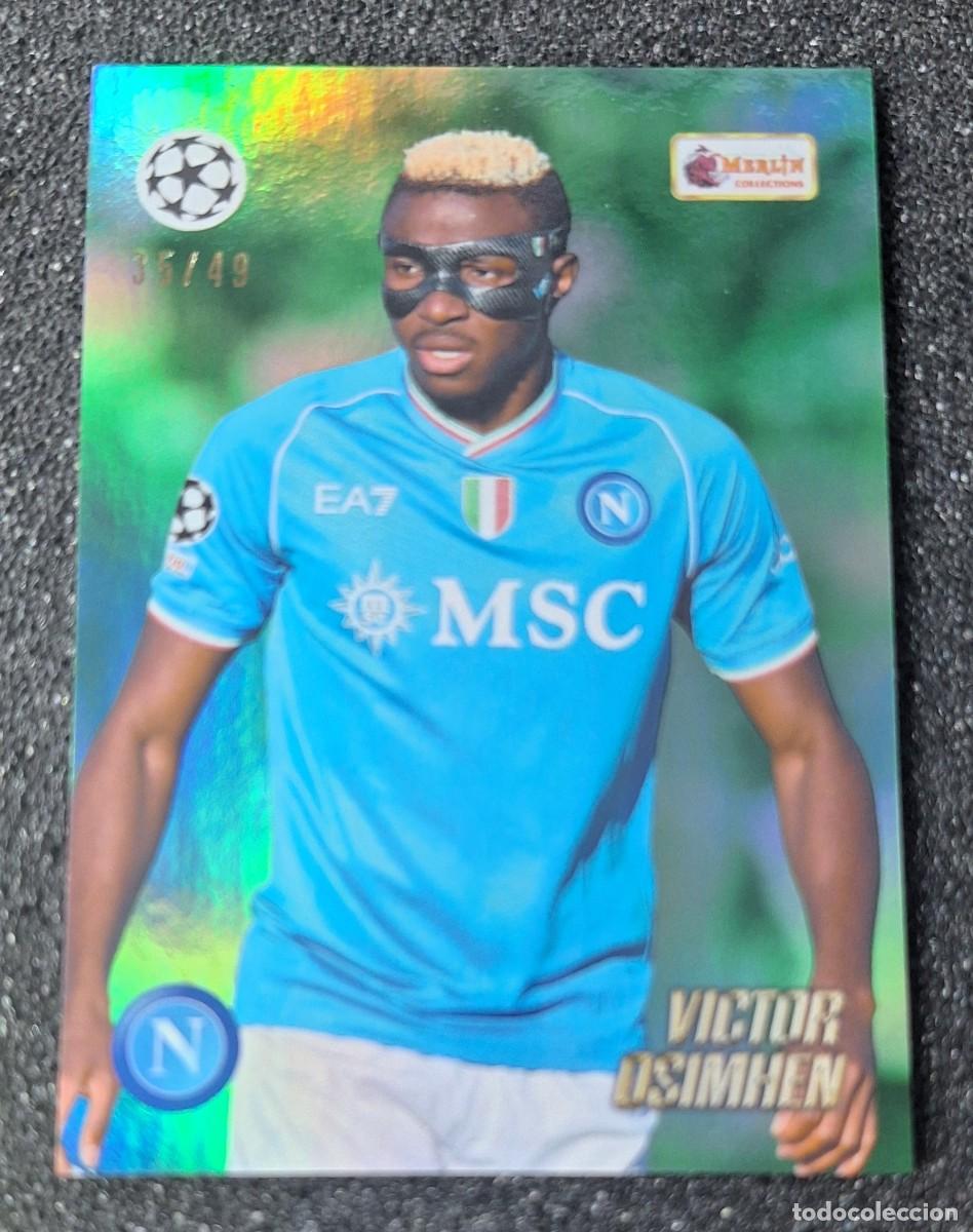 Figurine di Calcio: Victor Osimhen Topps Merlin Heritage Soccer #057 Numerada 35/49