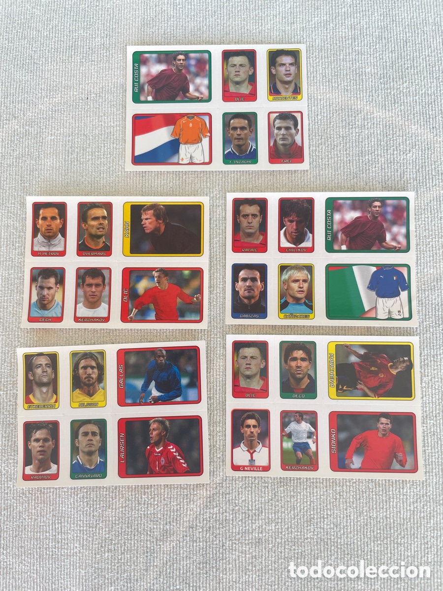Cromos de f&uacute;tbol: Eurostars 2004 merlin pocket LOTE