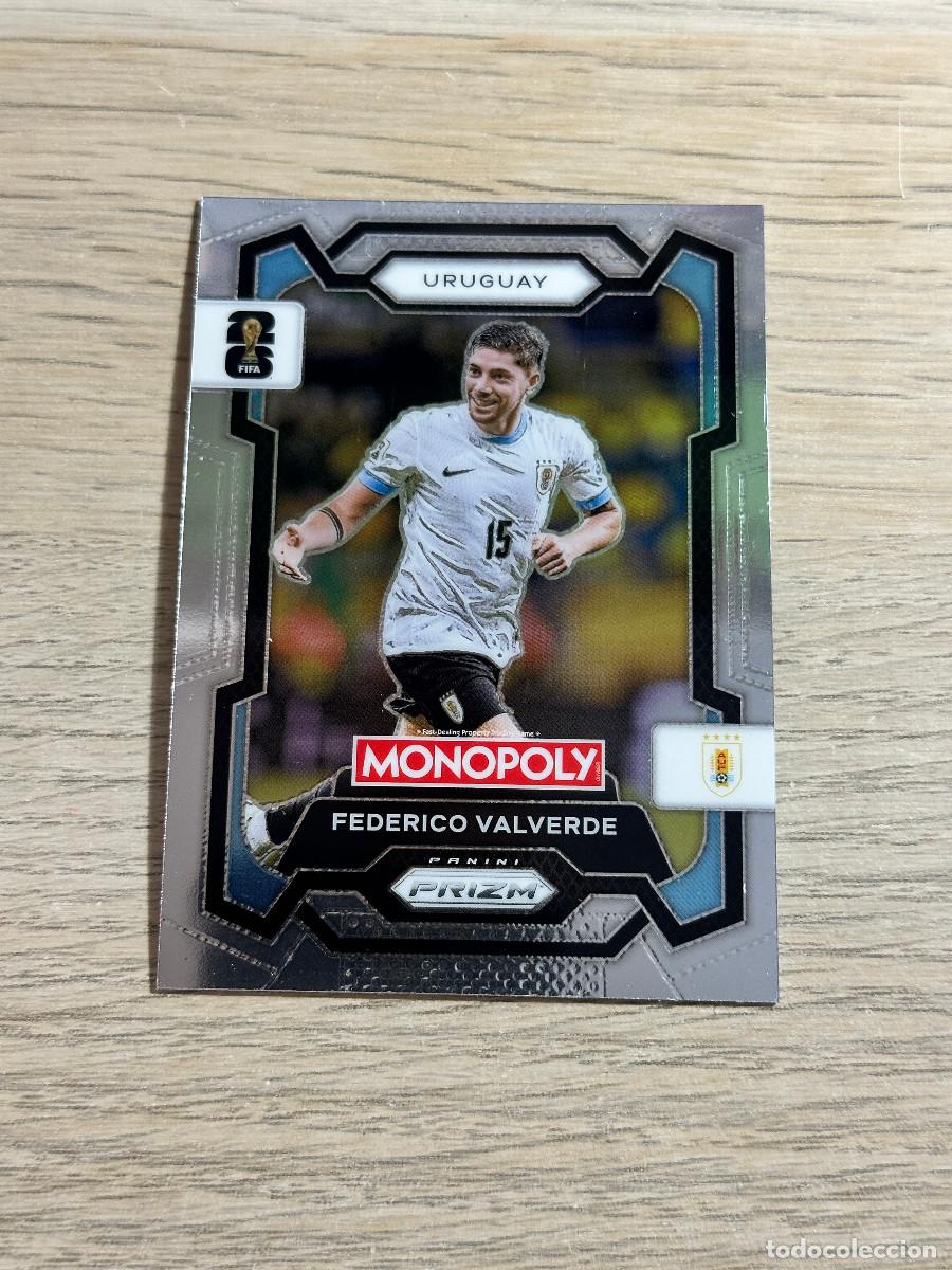 Cartes &agrave; collectionner de Football: FEDERICO VALVERDE 65 URUGUAY WORLD CUP 2026 PANINI PRIZM MONOPOLY