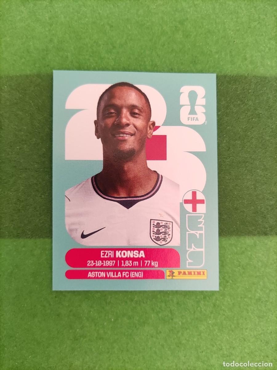 Fu&szlig;ball-Sticker: Konsa Inglaterra ENG 5 Sticker Mundial 2026 FIFA World Cup / Sin pegar