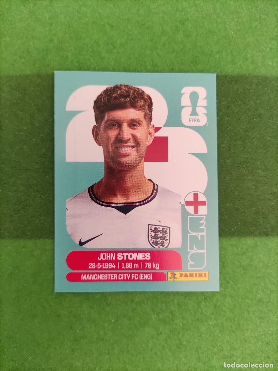 Fu&szlig;ball-Sticker: Stones Inglaterra ENG 3 Sticker Mundial 2026 FIFA World Cup / Sin pegar
