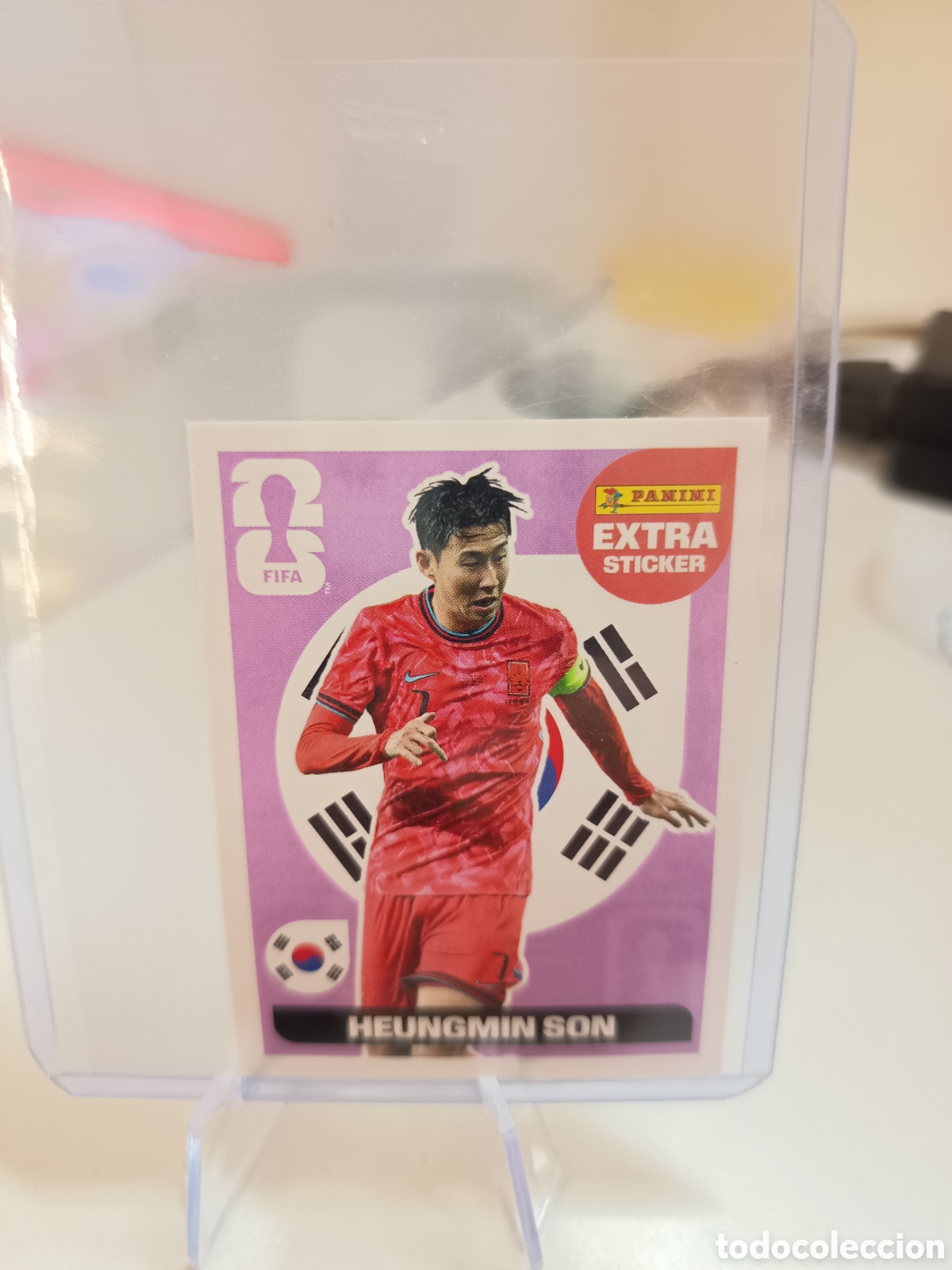 Cromos de f&uacute;tbol: EXTRA STICKER MUNDIAL WORLD CUP 2026 ROSA HEUNGMIN SON