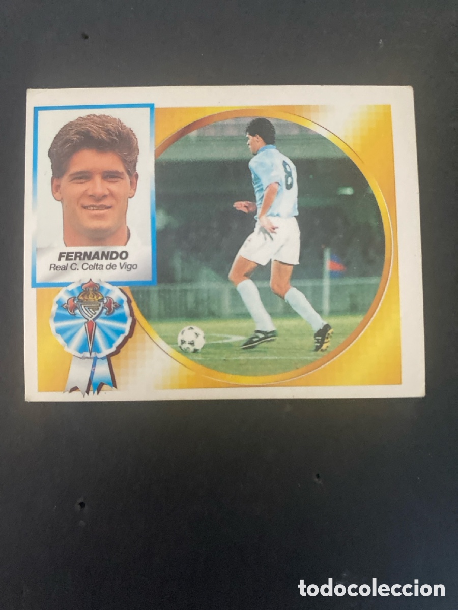 Cromos de f&uacute;tbol: Cromo liga 94/95 Celta de Vigo nunca pegado