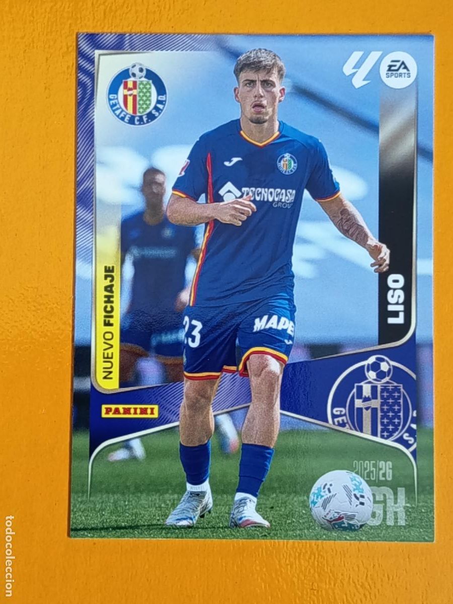 Cromos de Futebol: 479 LISO. NUEVO FICHAJE. GETAFE C.F. MEGACRACKS 2025-26. PANINI