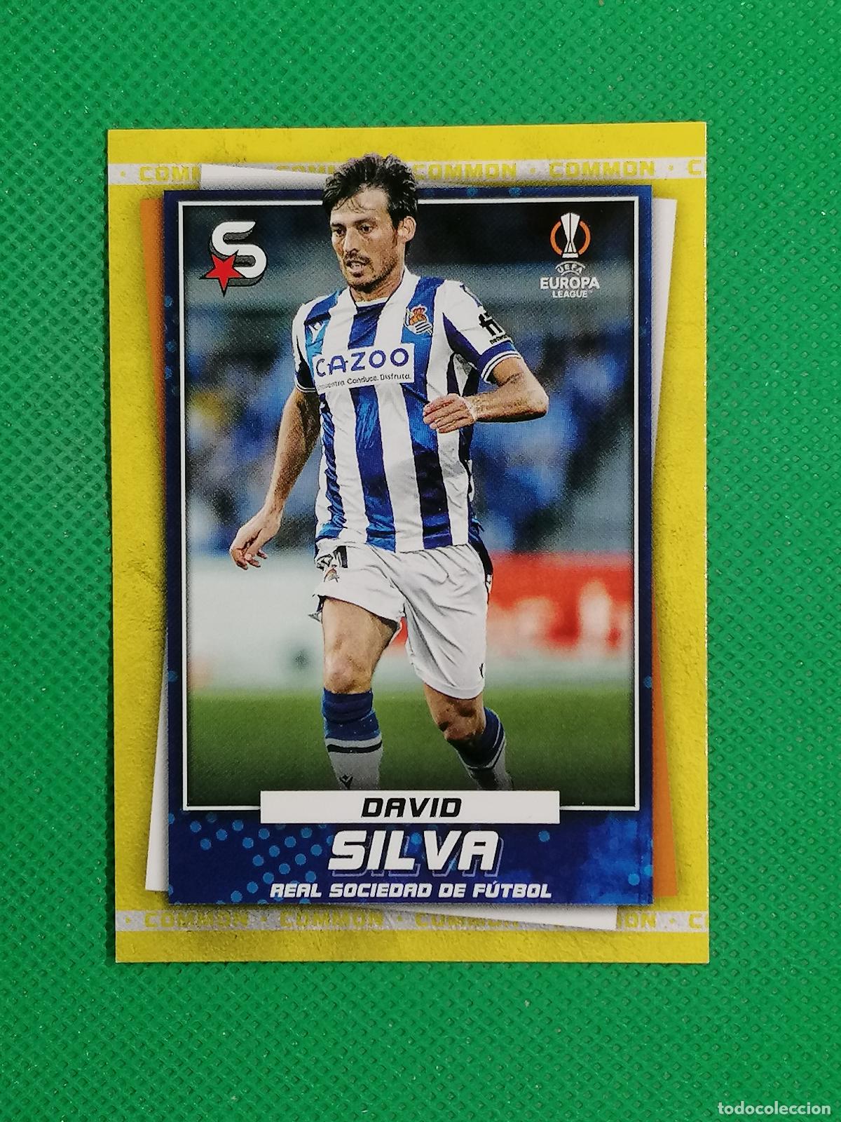 Cromos de Futebol: 176 DAVID SILVA REAL SOCIEDAD COMMON ⚽ TOPPS SUPERSTARS 22 23 2022 2023 ⚽