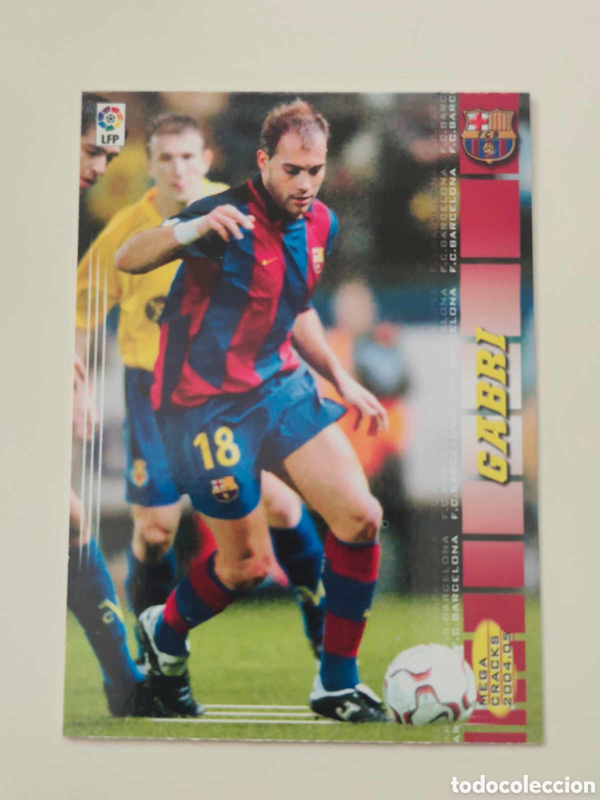 Cromos de Futebol: 58 GABRI FC BARCELONA MEGACRACKS 2004 2005