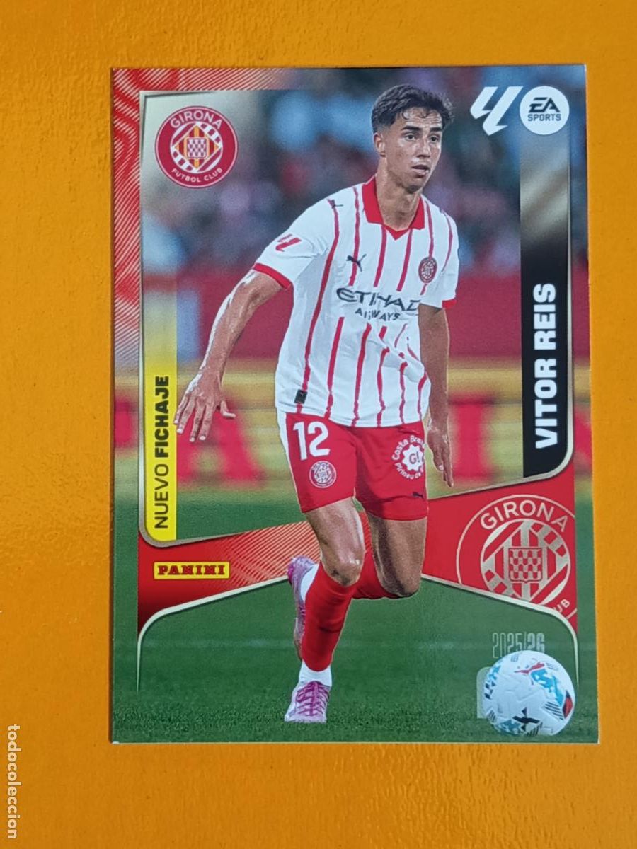Cromos de Futebol: 474 VITOR REIS. NUEVO FICHAJE. GIRONA F.C. MEGACRACKS 2025-26. PANINI