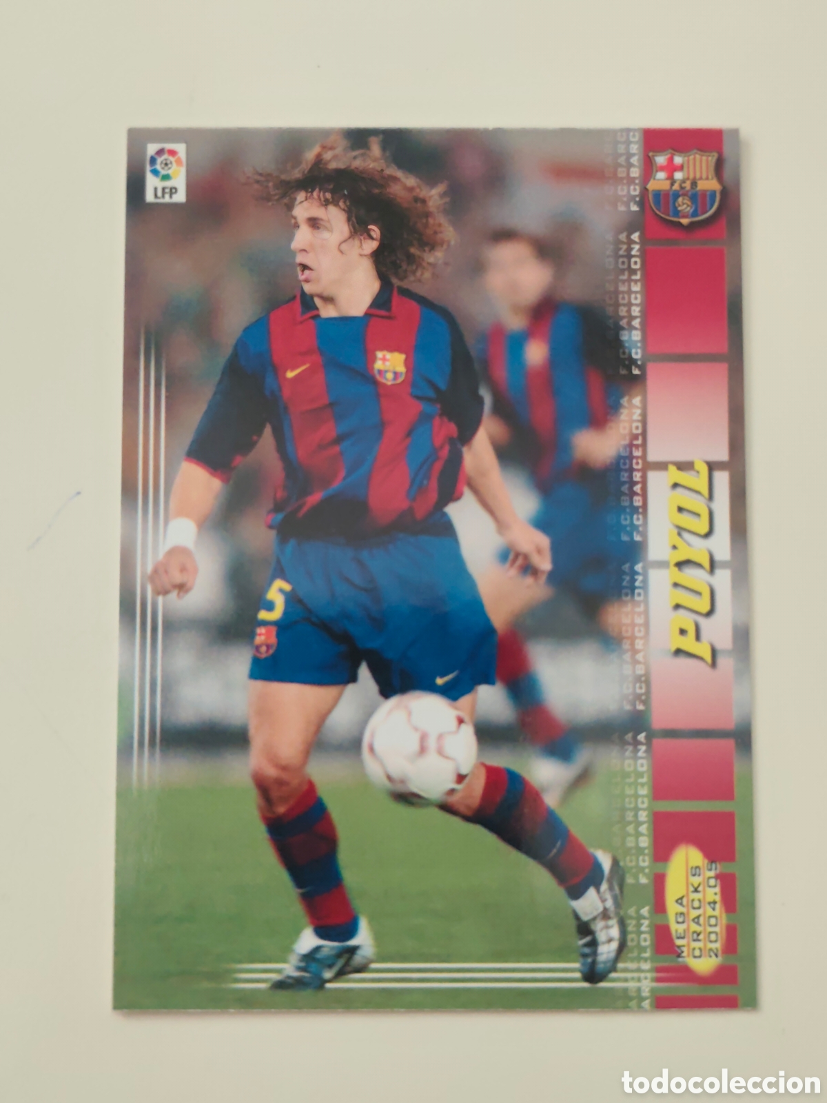 Cromos de Futebol: 59 PUYOL FC BARCELONA MEGACRACKS 2004 2005