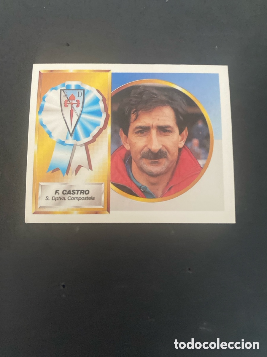 Cromos de Futebol: Cromo liga 94/95 Sociedas Deportiva Compostela nunca pegado