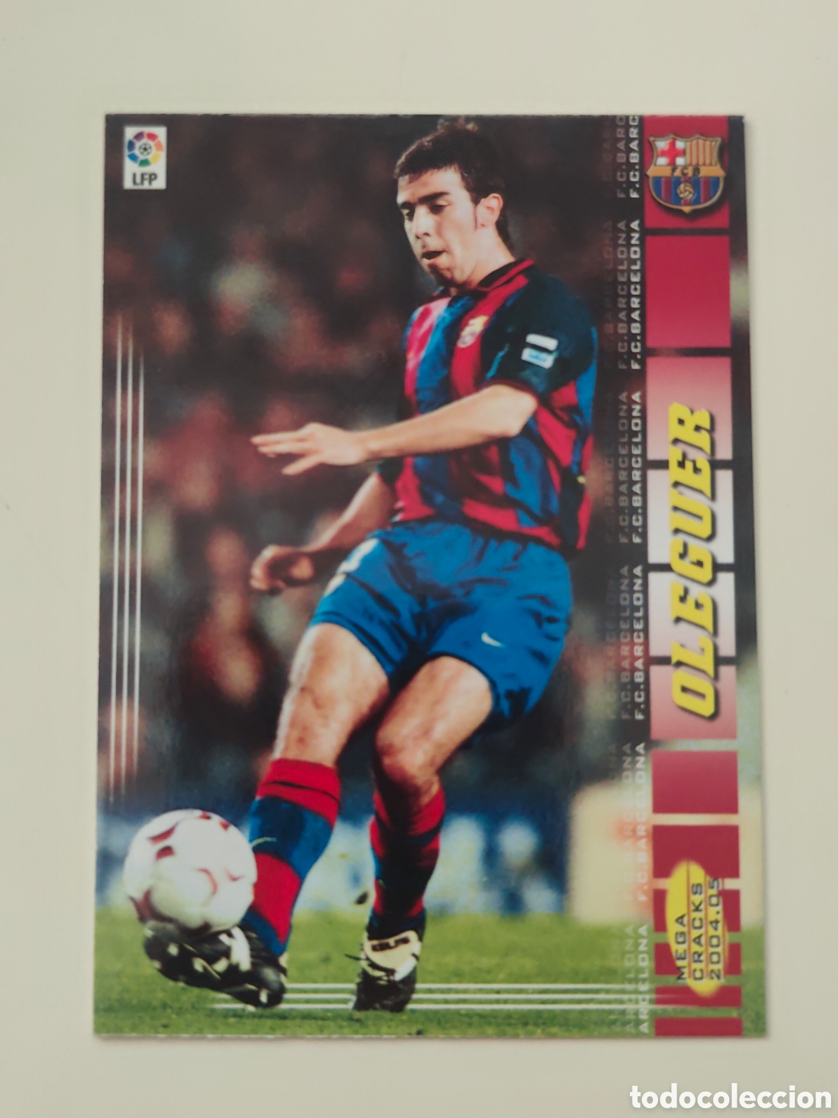 Fu&szlig;ball-Sticker: 60 OLEGUER FC BARCELONA MEGACRACKS 2004 2005