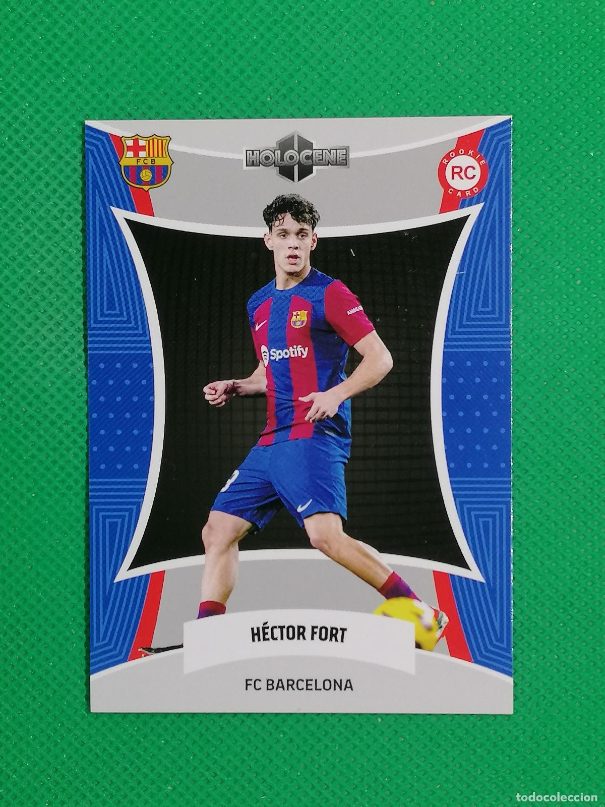 Cartes &agrave; collectionner de Football: 20 HECTOR FORT BARCELONA ROOKIE HOLOCENE ⚽ DAKA TOP AUDIENCE BARCELONA 2024 24 ⚽